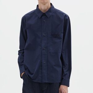 MHL by Margaret Howell Men's Midnight Button-Up Shirt